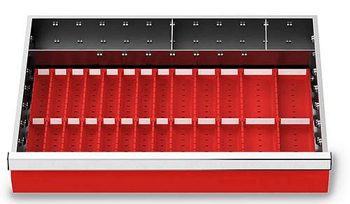 Bedrunka+Hirth Muldenplatten Set 37-teilig, R 24-16, Blendenhöhe 75 mm, Maße in mm (BxTxH): 600 x 400 x 55, 168-130-075