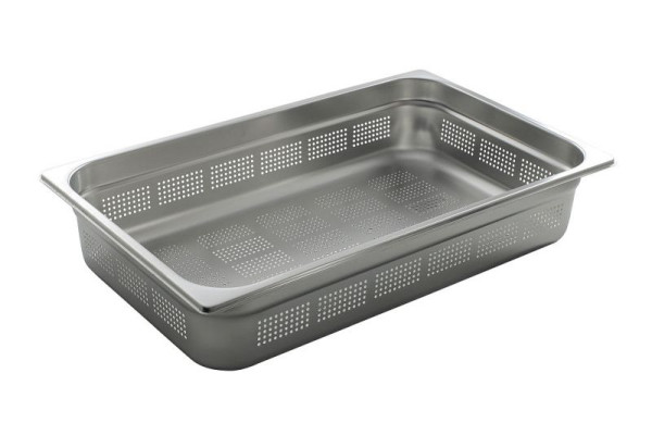 Hendi GN Behälter 1/1 perforiert, LxBxH: 530x325x100 mm, 14 L, 802229