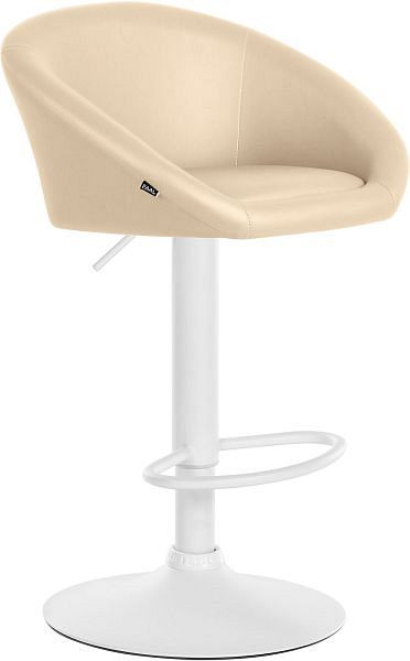 CLP Barhocker Davie Kunstleder weiß, creme, 324045