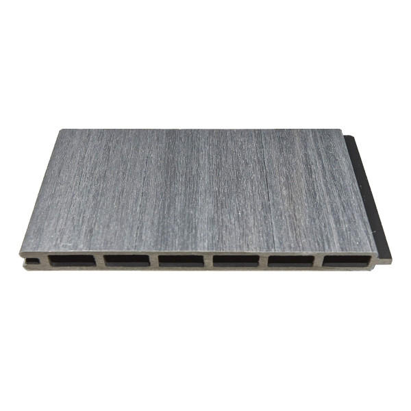 T&J ELZE-Serie WPC-Steckzaunsystem, Zaunlamelle BREIT 20 x 300 x 1790 mm, GRAU co-extrudiert, 44670