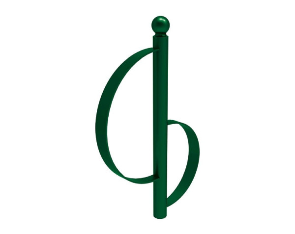 Procity Fahrradbügel Province Klassik, Kugel, RAL 6005, 207392.6005