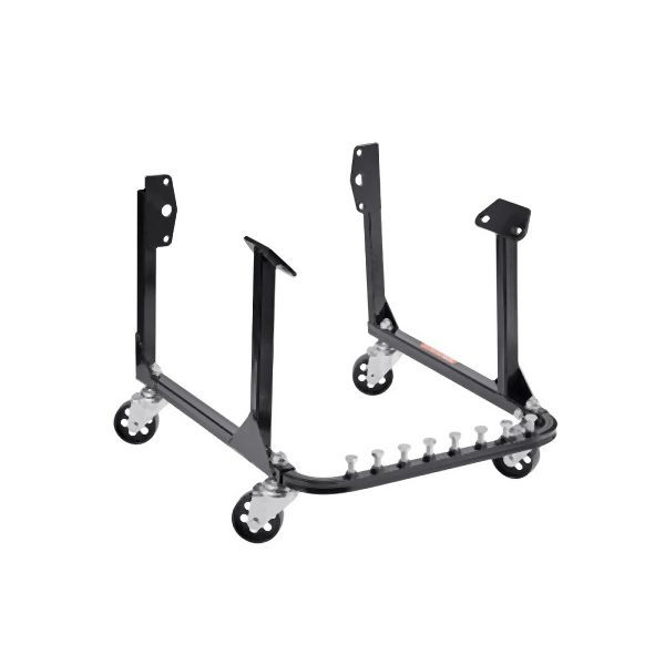 VEVOR Motorständer Motorhebebühne mit 4 Lenkrollen Hochleistungsstahl 340kg, YDFXZSZJ750L75YHLV0