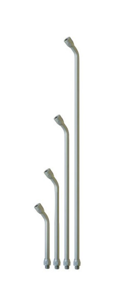 ELMAG Verlängerung gebogen, 150 mm (Alu eloxiert), Innen Ø8mm, AG M12x1,25, IG M12x1,25 für Ausblaspistolen, 32524