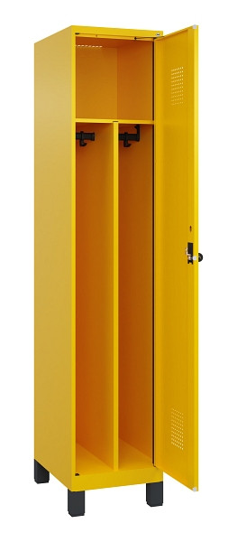 C+P Spind Evolo PLUS, mit Füßen, 1 Abteil, 1950x400x500mm, 1023/1023, Verschluss Drehriegel, 049010-12F S10022