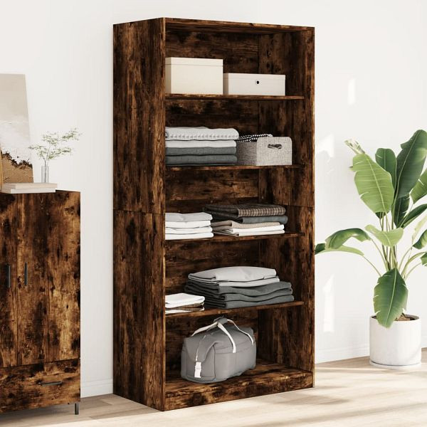 vidaXL Kleiderschrank Räuchereiche 100x50x200 cm Holzwerkstoff, 3307733