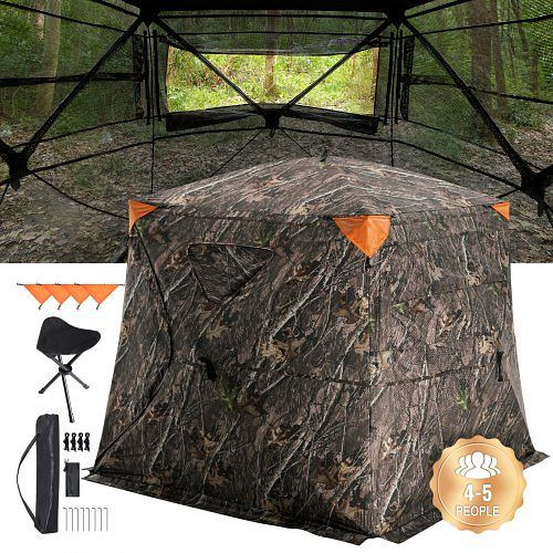 VEVOR Jagdblende Jagdversteck 270° Durchsichtige Bodenblende Einwegnetz 178cm, SLC71YCTXTSK5D2LSV0
