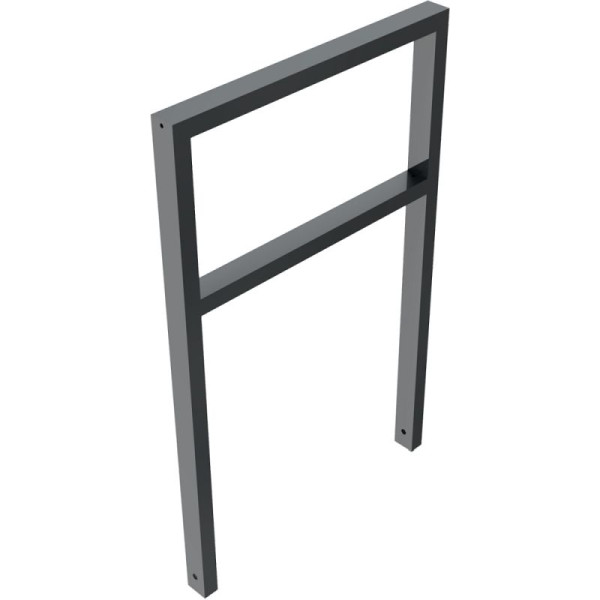 Stein HGS Anlehnbügel/Absperrbügel -Spiekeroog- mit Querholm, 750mm /beschichtet DB 703, 457.075b