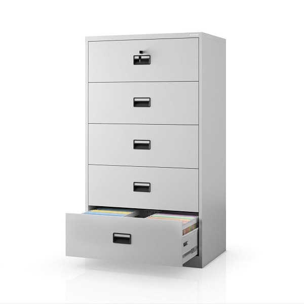 Jan Nowak Metall-Karteischrank, Grau, 900x1620x600 mm, SARA XL V5, 2300