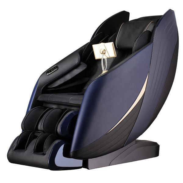 HOME DELUXE Massagesessel HYLOS - Farbe Blau-Schwarz, 51819