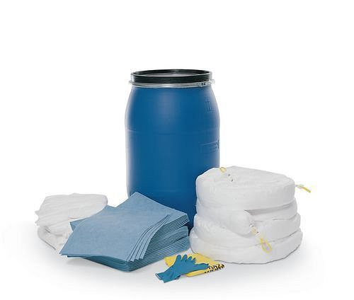 DENSORB Notfall-Set, Bindemittel im Fass S 170, Ausführung "Öl", 150 Liter Aufnahmekapazität, 116658