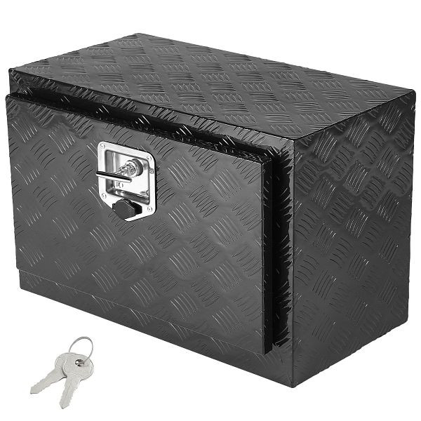VEVOR Unterboden-Werkzeugkasten Lkw Werkzeugbox Anhängerbox 61x43x46cm Schwarz, CDKCGJX224171OOSWV0