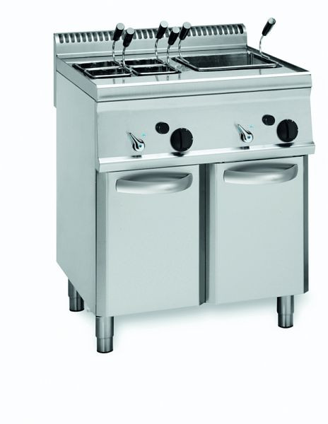 KBS Gas-Nudelkocher 2 Becken 2x 23 Liter Standgerät, 10326002