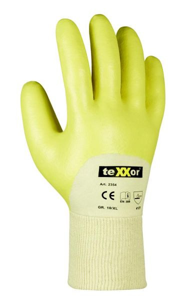 teXXor Nitril-Handschuhe "STRICKBUND", Größe: 7, VE: 12 Paar, 2354-7