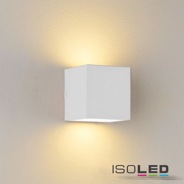 ISOLED Wandleuchte Up&Down 2xGX53, IP44, weiß, ohne Leuchtmittel, 112186