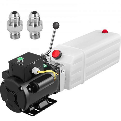 VEVOR 6-Liter-Hebebühnen-Hydraulikaggregat-Paket, 220 V, 50 Hz, 1 PH, 2750 PSI, automatisch, QCJSQSLK000000001V0