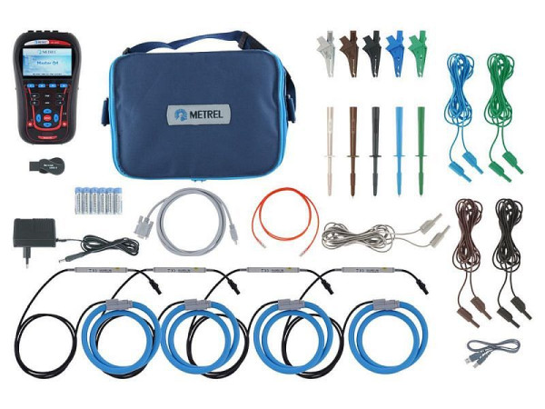 Metrel Dreiphasen-Netzqualitätsanalysator Master Q4 - Euro Set (A 1227), MI 2885 EU, 20992469
