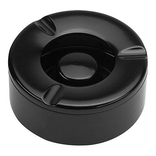 WACA Terrassen Aschenbecher Ø10cm, schwarz, Melamin (MF), 937185