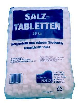 RASAL Regeneriersalz Tablettenform, Verpackungseinheit: 25 kg, 120010610