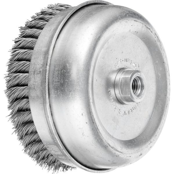 Pferd Topfbürste mit Gewinde, gezopft TBGR 150/5/8 ST 0,50, 43308020