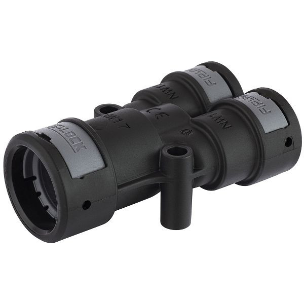 LAPP Schlauchverschraubung FIPLOCK ONE-Y 10-07-07, schwarz, VE: 10 Stück, 61804977