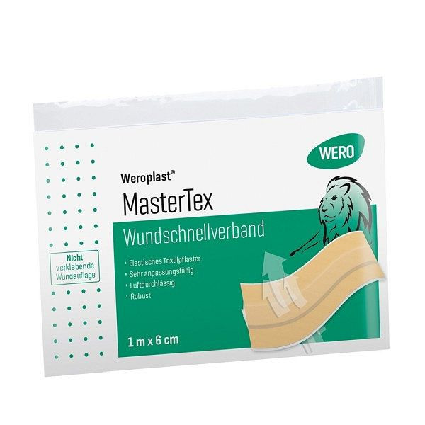 WERO Weroplast MasterTex Wundschnellverband 1 m x 6 cm, 150266