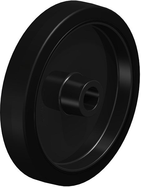 Blickle POEV 201/20R Rad aus Elastik-Vollgummi, Schwarz, 745584