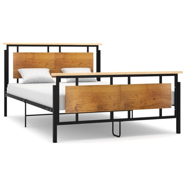 vidaXL Bettgestell Metall 140x200 cm, 324872, 8720286196120