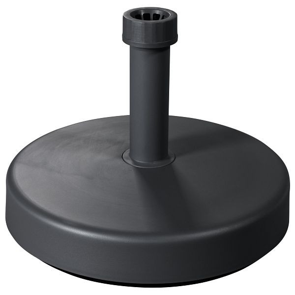 doppler HD-PE-Füllsockel 25kg - anthrazit - mit Sand befüllbar - für Rohr 18-54mm, 85899SA