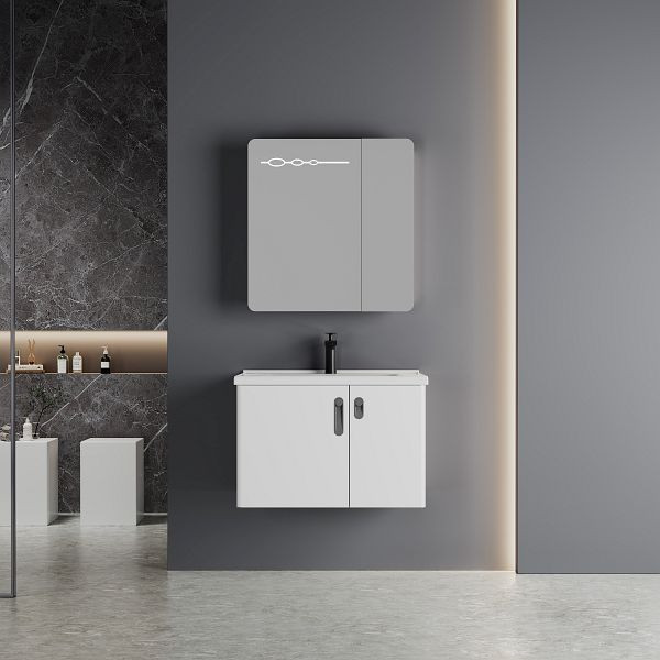 Sanotechnik BETA 60 Badezimmer-Schrank mit Waschtisch & Spiegel 60x47x52cm, B1060