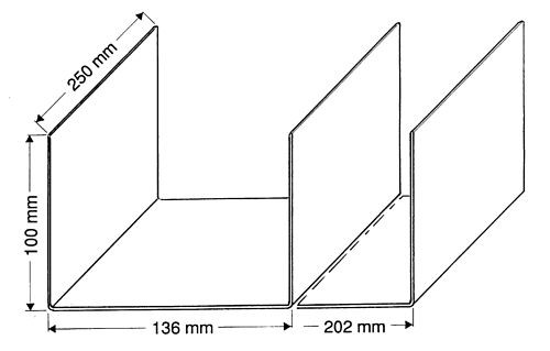 DENIOS Kanisterstütze aus Aluminium für 2 Raumsparkanister, 164204