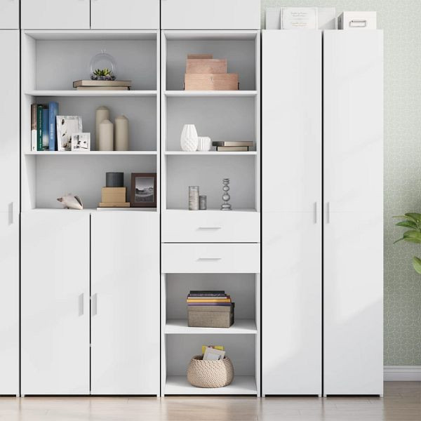 vidaXL Highboard Weiß 50x42,5x185 cm Holzwerkstoff, 3281455