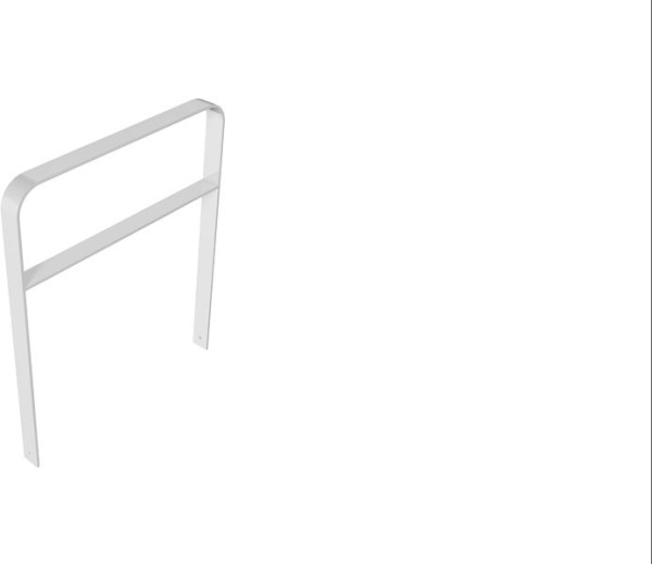 Schake Flachstahlbügel 80x12mm, zum Einbetonieren in gebogener Ausführung Breite: 1000mm Gesamthöhe: 1200 mm mit Querholm feuerverzinkt, 4053_100