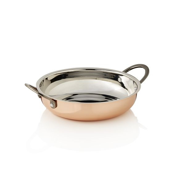 WAS Servierpfanne STEEL & STYLE RUBY, Ø 18 cm, 750 ml, Kupfer, Messing, Chromnickelstahl, 2012182