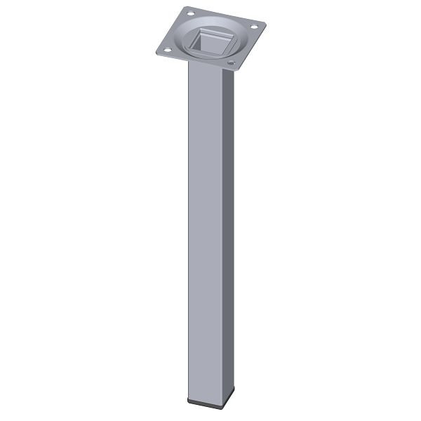 Element System STAHLROHRFUSS, LOSE, 25X25, M10, 300 mm, CHROM, VE: 4 STÜCK, 11101-00030