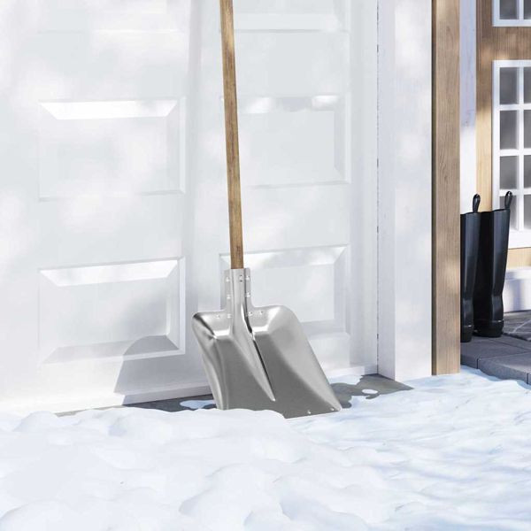 vidaXL Schaufelkopf 4 pcs Silber 45 x 38 cm Aluminium, 42019401