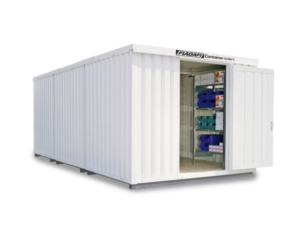 FLADAFI Materialcontainer-Kombination, Modell IC 1360, isoliert, 3.050 x 6.520 x 2.500 mm, F2223310101-F911