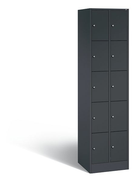 C+P Schließfachschrank Serie 8070, H1950xB460xT480 mm, Anthrazit, 80700-20 S10145