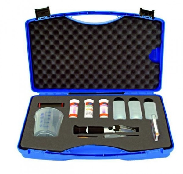 Ariana Emulsions-Pflegekoffer mit Handrefraktometer, 0292001