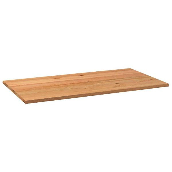vidaXL Tischplatte Hellbraun 220x120x4,2cm Massivholz Eiche Rechteckig, 4009247