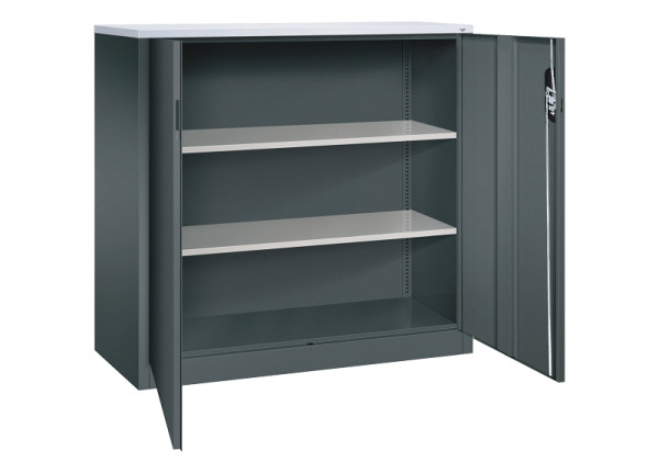 C+P Büroschrank Acurado, H1200xB1200xT500mm, 7016/7016, 9487-1200 S10273