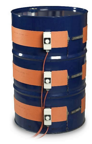 Kuhlmann Electro Heat Silikone-Fassheizungen für 200-220L Stahlfässer Analoger Regler 0-120ºC 230V 1000W, Höhe: 180 mm, 11-9667B