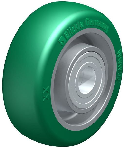 Blickle ALST 80/15K Rad aus Blickle Softhane®, Grün, 842036