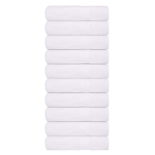 vidaXL Handtücher 10 Stück Weiß 50x100 cm 360 g/m² 100% Baumwolle, 136651