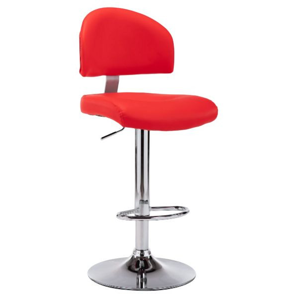 vidaXL Barhocker, Farbe: Rot, Kunstleder, 249650, 8719883754246