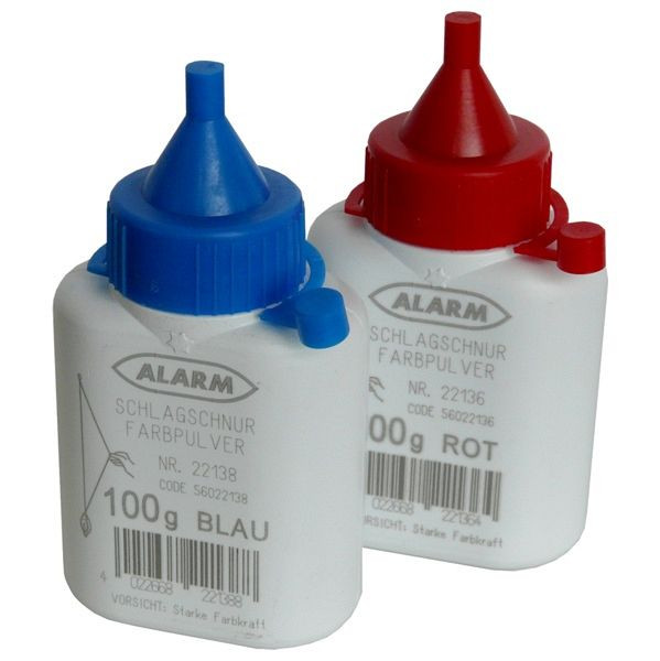 ALARM Farbpuder für Schlagschnurroller 100g, blau, 56022138