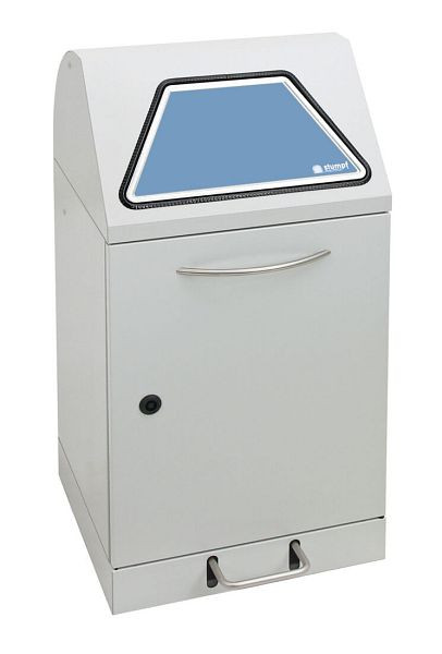 stumpf Abfalltrennung Modul-Vario 45, lichtgrau, verzinkter Innenbehälter, 45 Liter, Trethebel, 625-045-1-2-735
