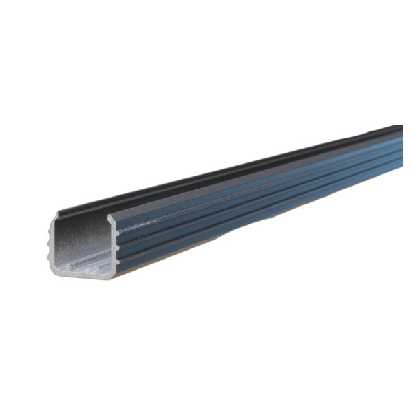 T&J ELEGANT-Serie Adapterschiene, 1820 x 18 x 20 mm, Anthrazit, zur Montage in ALU-ECOSTECK-Pfosten, 44651