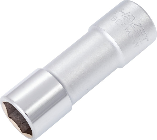 Hazet Zündkerzen Steckschlüsseleinsatz, Vierkant hohl 12,5 mm (1/2 Zoll), Außen-Sechskant Profil, 16 mm, 5/8 ", Kronenfeder, 900AKF