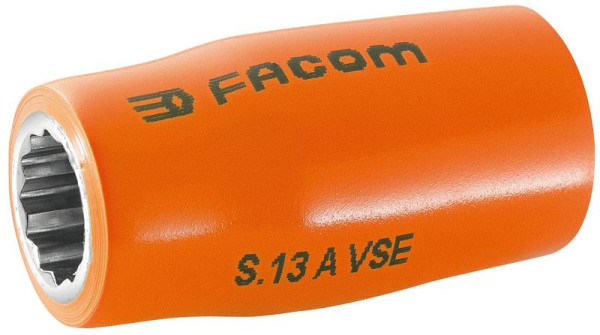Facom Steckschlüssel 1/2" 1000V VSE 13 mm, S.13AVSE