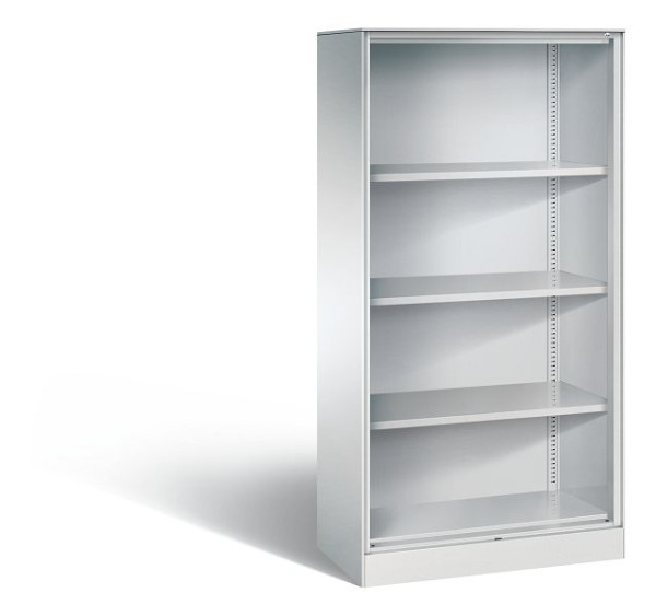 C+P Büroregal Asisto, H1635xB800xT435mm, Farbe: Lichtgrau, 4 OH, 140013-000 S10030